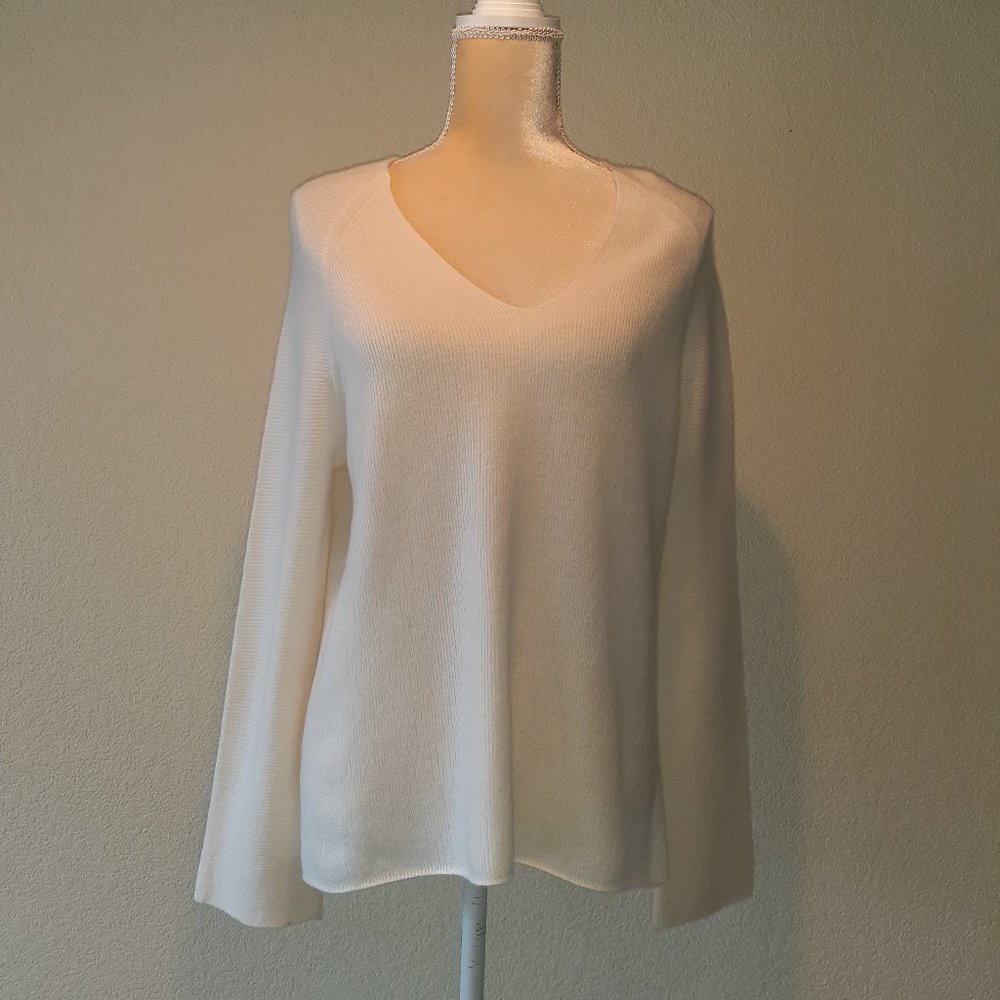Vince Cashmere Cream Sweater